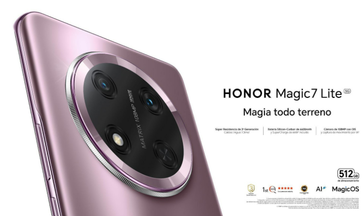 HONOR presenta el nuevo HONOR Magic7 Lite